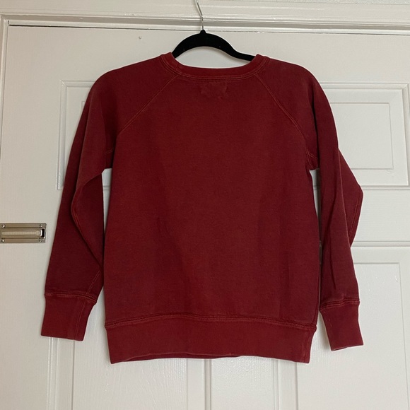 Isabel Marant Etoile Milly Logo Sweatshirt in Maroon Burgundy Red Size 34 - Picture 5 of 12
